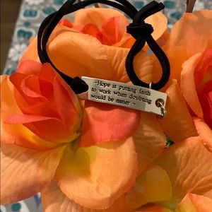 Inspirational bracelet or chocker